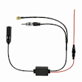 Miniatyrbillede 2 af 4: universal dab fm am bilantenne splitter adapter kabel digital radio forstærker