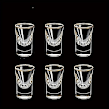 Miniatyrbillede 3 af 5: 6 stk., 15 ml/0,5 oz Mini Shotsglas til Bar, Pub, Klub, Restaurant og Hjemmebrug - Perfekt til at Nyd dine Yndlingsdrinks