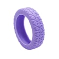 Pikkukuva 1 / 5: Matkalaukkujen pyöränsuojukset Silikoniset äänettömät suojukset useimpien 8 pyörivän pyörän matkalaukkuihin Purple 1pcs