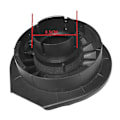 Miniatyrbillede 4 af 5: 3,5 tommer 85 mm erstatnings snorkel Ram Air Intake Cap Pre-Cleaner Snorkel Svampe Hoved Del