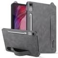 Miniatyrbilde 1 av 5: Etui for Lenovo Tab P12 med håndstropp, kickstand og lær - Grå Multicolor Grey