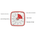 Miniatyrbilde 4 av 5: 60-minutters timer, klasseromstimer, nedtellingstimer for barn og voksne, tidsstyringsverktøy for undervisning svart SZRH A-F