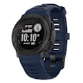 Miniatyrbilde 4 av 5: Silikon Klokkereim for Garmin Instinct Tactical/Instinct Tide/Instinct 2/Instinct Armbånd med Svart Spenne Navy Blue