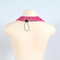 Miniatyrbillede 2 af 3: Dame Tata Håndklæde BH'er Crop Neck Wrap Lingeri Ensfarvet Fløjl Polyester Vdw Red M