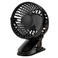Miniatyrbillede 1 af 5: Clip-on Ventilator USB Opladning Udendørs Bærbar Studenterkollegium Roterende Støjsvag 3-Hastigheds Justerbar Ventilator til Soveværelse Kontor, A