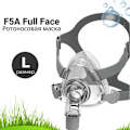 Miniatyrbillede 4 af 4: F5A Respiratorer Næsemaske Komfortabel Multifunktionel Næsemaske til Patientbrug L