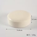 Miniatyrbilde 1 av 5: Klebrig Brød Squishy, Klebrig Toast Squishy, Toast Skivet Brød Stressleke white orbicular