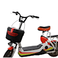 Miniatyrbillede 2 af 5: Elektrisk scooter opbevaring front kurv med lås til foldbar elektrisk E-cykel scooter M365