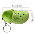 Miniatyrbillede 2 af 4: Mini Crocs Sandalkæde Charm Nøglering Nøgleholder Nyhed Nøglering Gave Red