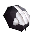 Miniatyrbillede 4 af 5: Cool Vindtæt Anti-Sol Middle Finger Up Tre-Foldet Paraply Parasol
