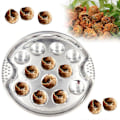 Miniatyrbilde 2 av 5: Escargot-tallerken Easy Clean 12-hull Varmebestandig Lett Serveringssnegletallerken for Escargot KAESI