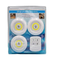 Miniatyrbild 1 av 3: 3-pack LED-spotlight med fjärrkontroll, batteridriven