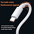 Miniatyrbillede 6 af 7: USB Type C Kabel 10A Hurtig Opladning Ledning Mobiltelefon USB Linje til iPhone 15 Xiaomi Redmi Samsung Poco f5 USB C Datakabel Ledning 10A til Type C