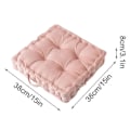 Miniatyrbillede 2 af 5: Tykt gulvpude med håndtag gulvpude sæde sofa tatami måtte B