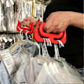 Miniatyrbilde 5 av 5: 1/2 stk. Bærehåndtak for handleposer, kraftig og enkel løftehjelp, holder opptil 40 kg Red 2pcs