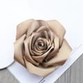 Stor Blomsterbrosch Korsage champagne