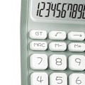 Miniatyrbillede 3 af 5: Bærbar mekanisk switch-lommeregner til grundlæggende numerisk beregning, robust beige Green 14.8cmx9.3cmx2cm