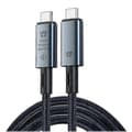 USB 5-kabel 80 Gbps 240 W 8K 60 Hz för Thunderbolt 5 Snabbladdning för Thunderbolt3 USB 5.0 USB C till C dataöverföringskabel