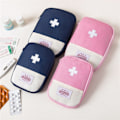 Miniatyrbild 5 av 10: Mini Bärbar Medicinväska Mini Tom Medicinväska Multifunktionell Utomhusväska Navy Blue Large
