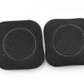 Miniatyrbilde 4 av 5: Erstatningsskum Øreputer Øreputer Øreputer for Logitech H150 H130 H250 H151 Trådløse Hodetelefoner Headset 48x48mm Øreputer