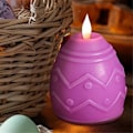 Miniatyrbillede 2 af 5: Påskeæg Tre-delt Påskepynt Flammeløse LED Lys
