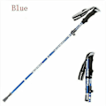 Pikkukuva 2 / 3: 5-osainen kokoontaitettava vaellussauva kävelykeppi retkeilyyn Naturehike Antishock-YUHAO blue 95-110cm