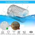 Miniatyrbilde 3 av 5: 4 fleksible aluminiumsrennerfilter, 8 cm diameter, nettingbladstopper, rennesil, bladbeskytter