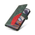 Pikkukuva 5 / 5: KT Leather Series-1 Motorola Edge 50 Neo 5G:lle - Nahkainen Puhelin Kotelo Väriyhdistelmällä, Lompakko, Telakka Multicolor Style C