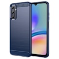Miniatyrbillede 1 af 6: Samsung Galaxy A05s 4G Cover Børstet Stål Tekstur Blå