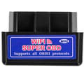 För ELM327 12V OBD2-skanner Mini WIFI Bildiagnostikadapter för Android Svart
