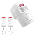 Miniatyrbild 3 av 5: Infraröd Rörelsesensor Alarm - Inbrottslarm med 2 Fjärrkontroller, Lämplig för Hem/Garage/Butik