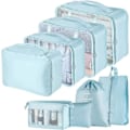 Miniatyrbild 1 av 5: 8-pack Organizer Set för Resväskor, Förvaringsväskor, Packningskuber, Reseväskor, Presenter Blue