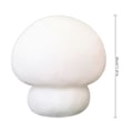Miniatyrbilde 2 av 5: NYHET! Søt sopp-pute i mykt plusj - Koselig sopp-pute for klemmekos white 30cm