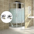 Miniatyrbilde 5 av 5: Er Door R, 4 Doble Er Door Rs Skyvedørs Rs Er Kabinett Erstatningshjul For 14mm Glasshull
