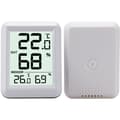 Inomhus- och utomhustermometer, smart termometer med trådlös utomhussensor, digital termometerhygrometer med stor LCD-skärm, ℃/℉-omkopplare