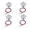 4x AC 220V-240V 4W 3RPM CCW/CW 20mm tjocklek AC synkronmotor