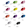 Miniatyrbillede 3 af 4: Mini Crocs Sandalkæde Charm Nøglering Nøgleholder Nyhed Nøglering Gave Black