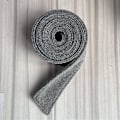 Miniatyrbillede 2 af 5: Imiteret uldbælte Slidstærk Dekorativt tilbehør Stilfuld kunstig frakke Talje til skole grey One Size