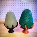 Miniatyrbild 5 av 5: 3D-printad FCK-You-Cado, 3D-printad Dålig Avokado, Printad Staty med Långfinger Khaki