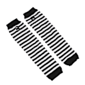 Miniatyrbild 3 av 5: Fingerlösa Handskar Stilren Längd 31cm Vinter Armvärmare Vinteraccessoarer Black and white stripe