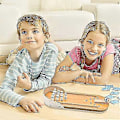 Miniatyrbilde 5 av 5: Mini bowling-spillsett for skrivebord, stressreduserende dings i tre