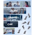 Miniatyrbilde 6 av 7: 5-pakning USB-adaptersett – Type-C og Micro til Lightning, Mini og Type-C – Kompatibel med Android/iOS-enheter