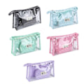Miniatyrbillede 4 af 8: PVC Kosmetikpose Tryk Makeup Pouch GRÅ grå grey