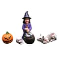 2025 1 Set Halloween Mikro Landskap Prydnader Skräck Trädgård Små Ornament