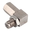 Miniatyrbillede 5 af 5: Bil Ilt Sensor Spacer 90 Grader CEL Bung Fix til Check Engine Light M18X1.5 Katalysator