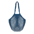 Miniatyrbilde 1 av 5: Mesh Bag - Gjenbrukbar, Vaskbar, Foldbar Bomullsnettpose for Frukt, Grønnsaker og Varehandel - Kjøkkenutstyr Kaesi Blue