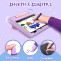 Miniatyrbilde 2 av 3: 2-pakning Barnevennlige Styluspenner for Berøringsskjermer med Fester, Anti-Rulle Tablet Stylus for iPad, iPhone, Nettbrett, Kindle