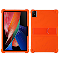 Miniatyrbilde 1 av 5: For TCL Tab 11 Silikon Nettbrettveske PC Støtte Fortykket Hjørne Beskyttende Nettbrettdeksel Orange