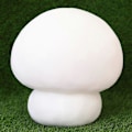 Miniatyrbilde 4 av 5: NYHET! Søt sopp-pute i mykt plusj - Koselig sopp-pute for klemmekos white 23cm