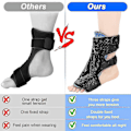 Miniatyrbillede 5 af 5: Plantar Fasciitis Natteskinne, Justerbare Plantar Fasciitis Relief Natteskinner Til Plantar Fasciitis, Fod Drop GuanGuan Blue